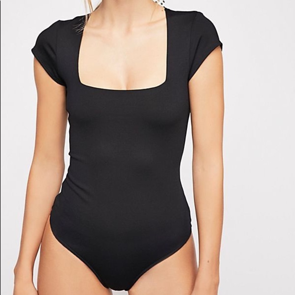 Free People Seamless Square Neck Bodysuit